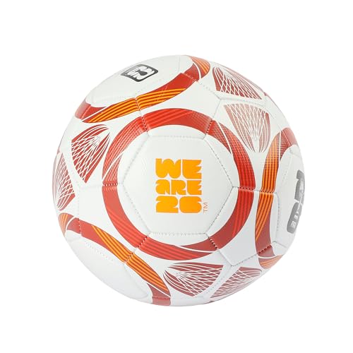 Image of Hamleys FIFA World Cup 2026 Official Licensed Merchandise | Size 5 Football |White Red