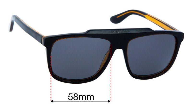 Replacement Sunglass Lenses Compatible for Gucci GG1039S 58mm3