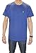 U.S. Polo Assn. Men's Crew Neck Small Pony T-Shirt, Marina Blue, Medium