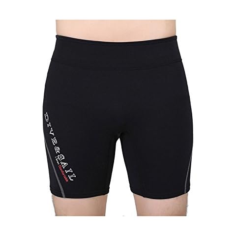 Lovache 1.5MM Neoprene Wetsuit Diving Shorts Pants Rash Guard for Men Cover