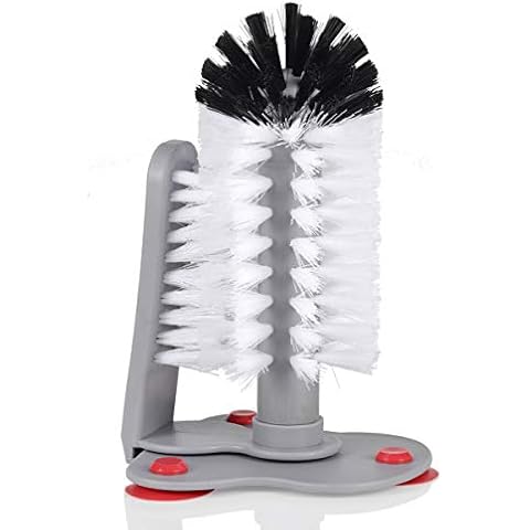 Glass Cup Washer With Double Bristle Brush for Bar Kitchen Sink Cover