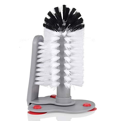 Comparison: Best Glass Washer For Bar 10 Glass Cup Washer With Double Bristle Brush for Bar Kitchen Sink