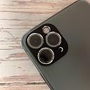 MOBIKTC Alloy Metallic Double Tone Color Back Camera Ring Lens Protector for iPhone 11 [6.1]-Black Green gallery image