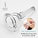 Tuba Embouchure Visualizer (Clear Design) – Mouthpiece Practice Tool – BRASS DESIGN [Rim Diameter: 1.20