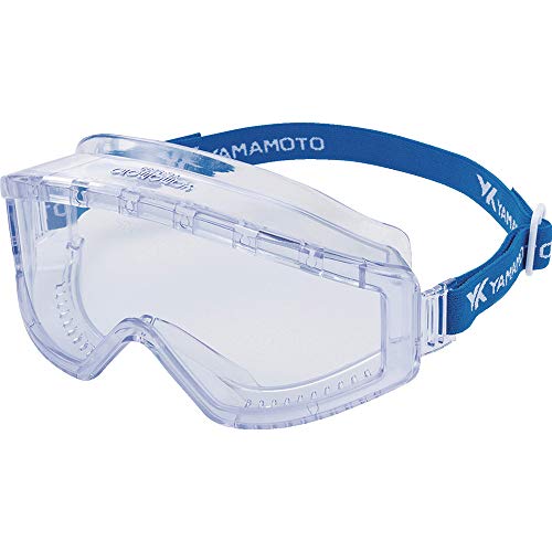 山本光学 YAMAMOTO YG-5200 保護ゴーグル 内部換気ベンチレーション 眼鏡 / マスク併用可 クリア PET-Afα(外側ハードコート+内側くもり止め) 日本製 JIS 紫外線カット