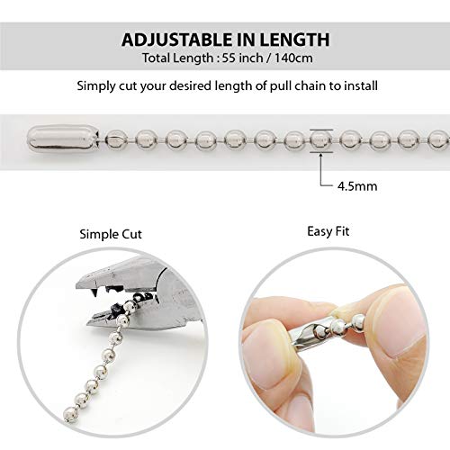 Shower Curtain Hooks Long Size 27Inch/70Cm, Shower Curtain Rings 12Pcs, Spa-Quality Look, Stainless Steel #TOP3