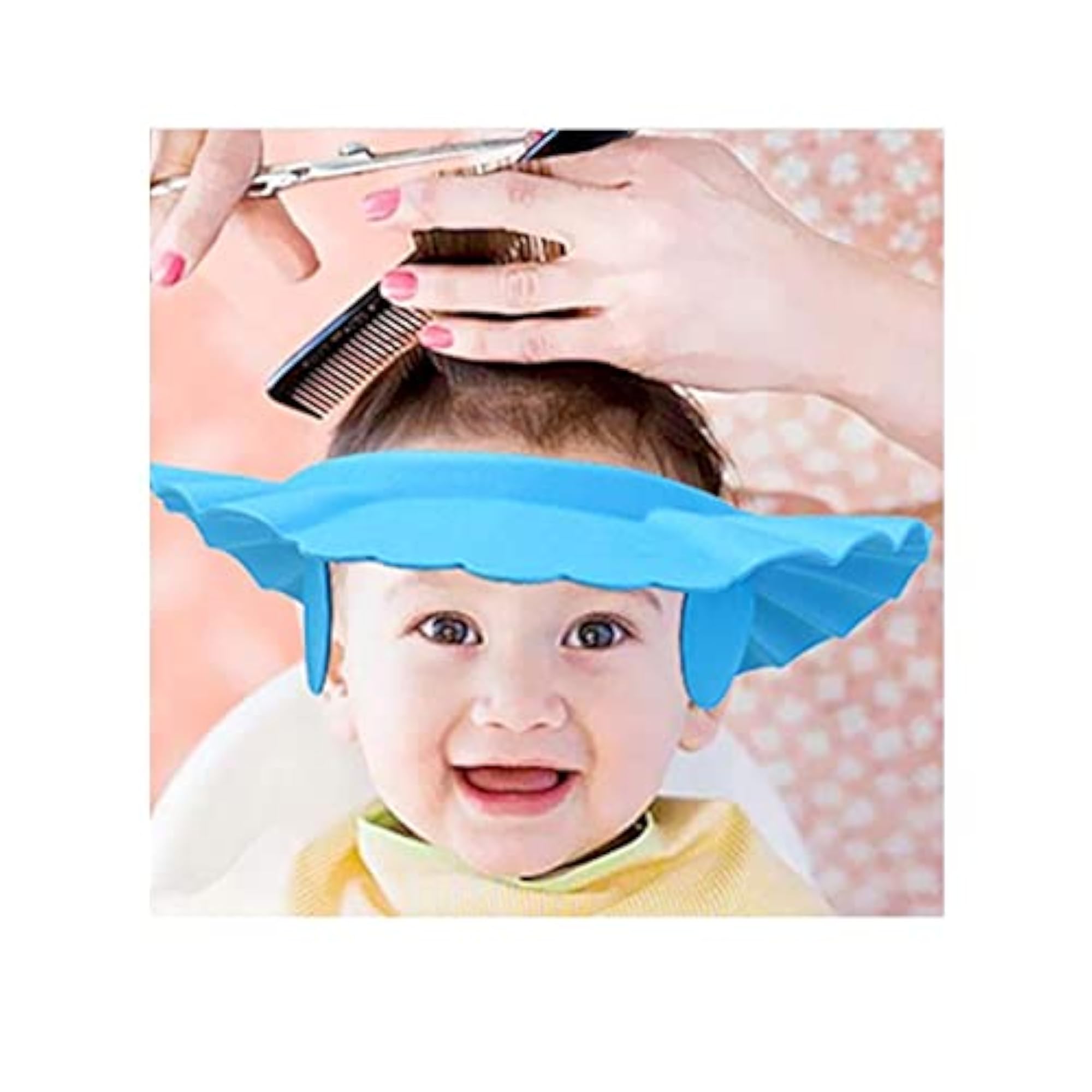 Baby Bath Shower Cap, Adjustable Visor Hat for Protection
