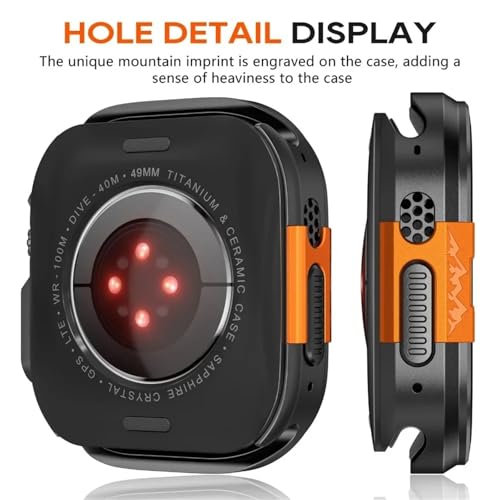 Coque métal Apple Watch Ultra 2 49mm antichoc EZZON