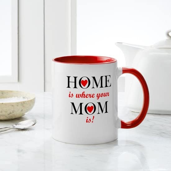 Taza de cerámica 11 oz Home Is Where Your Mom Is miniatura 6