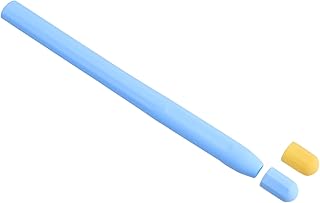 Funda de Silicona para Lápiz Táctil Pencil Cubierta Antideslizante y Anti- con Protector y Accesorio para Stylus Tablet Color Azul