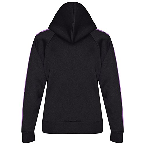 Survêtement plain zippé encapuchonné avec finitions douces bicolores - 5
