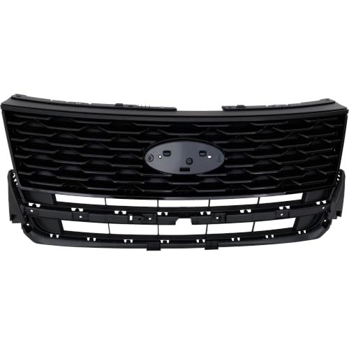 Image of Garage-Pro Grille Assembly For Ford Explorer 2018-2019 Textured Black