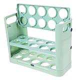 SUNCN 冷蔵庫ドア卵ラック デザイン 冷蔵庫サイドドア専用 保鮮食品グレード プラスチック製 省スペース卵収納ボス