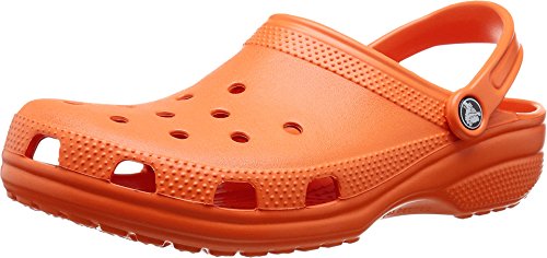 Image of Crocs Men's and Women's Classic Clog, Tangerine, 10 Women /8 Men