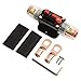 In Line Circuit Breaker Designed for Audio Applications, Works with 12V/24V DC, Includes Necessary Installation Tools (20A)