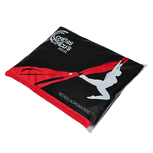 Tecido Acrobático Circense 10 Metros (Vermelho)