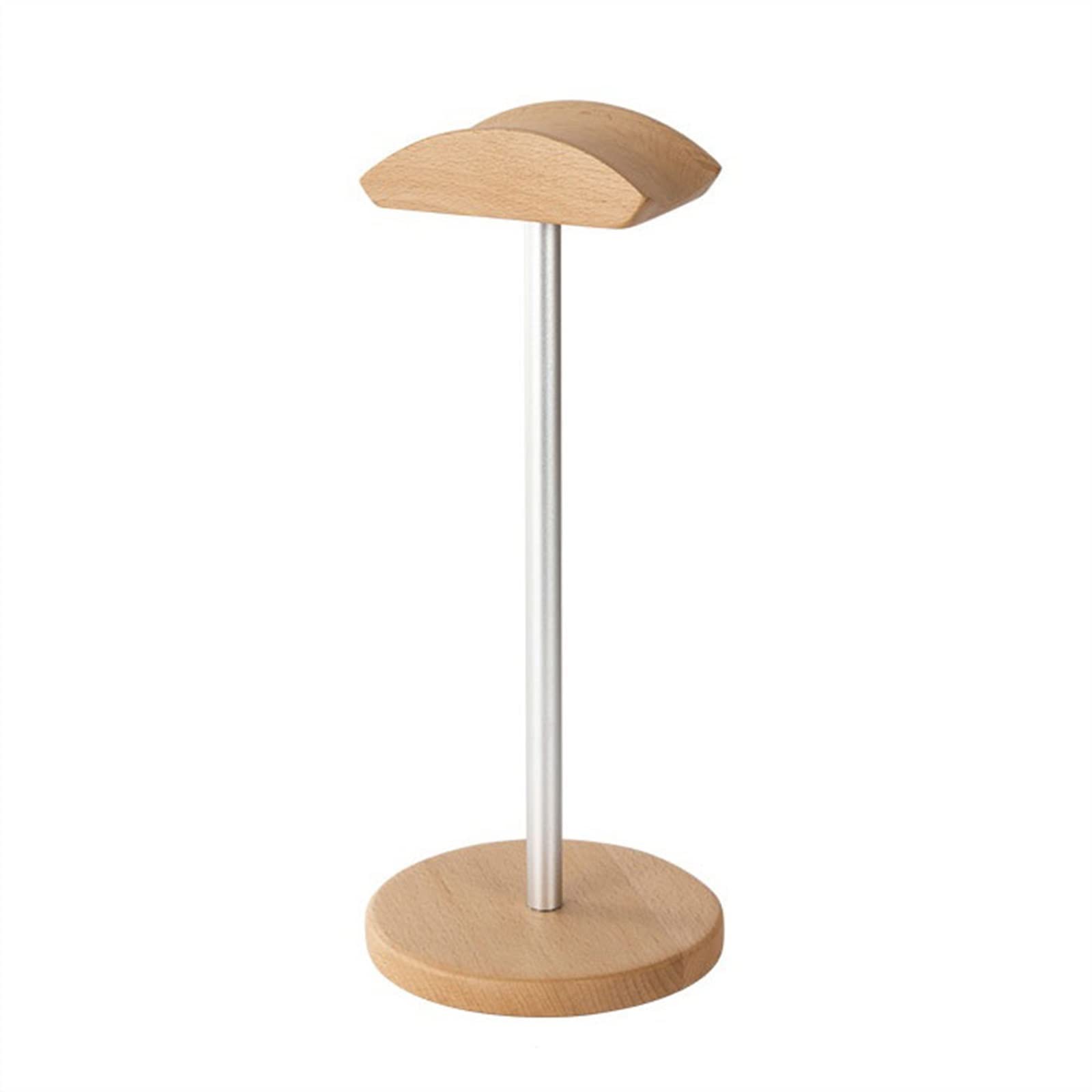 Poggia Cuffie/Porta Cuffie Supporto for cuffie Supporto for cuffie da tavolo in legno massiccio Supporto for cuffie da gioco universale in lega di alluminio Supporto for staffa for display for auricol