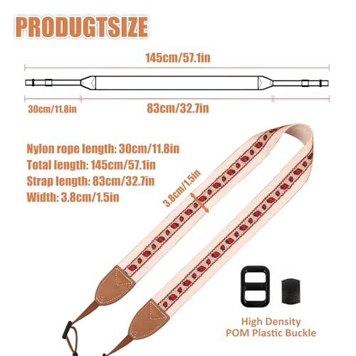 Correas para cámaras con proceso de tejido premium y diseño universal cómodo 4