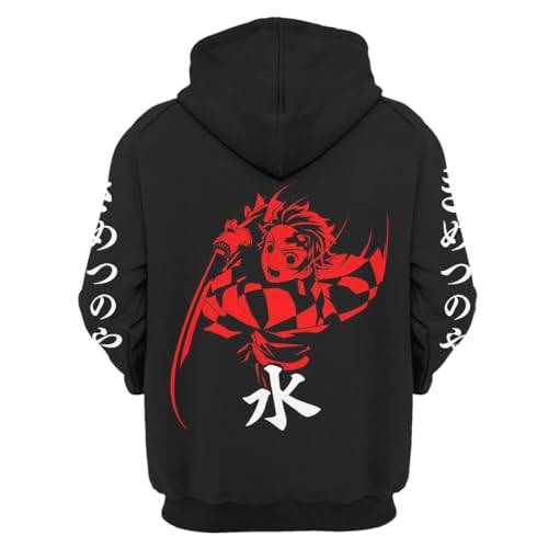 Zekolo BLACK-29 Unisex Anime Hoodie, Adult/Youth Novelty Outerwear Pullover Sweatshirt thumb #1