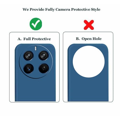 Image of A rtistque Liquid Silicone Back Cover Case for Realme 12 Pro 5G Shockproof TPU Soft Flexible with Camera Protection - Blue