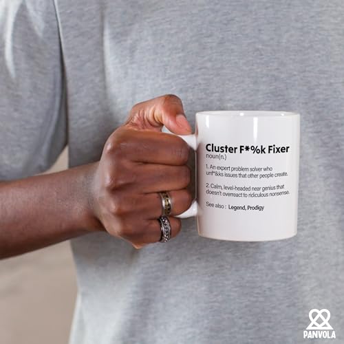 Taza de cerámica blanca de 11 onzas miniatura 6