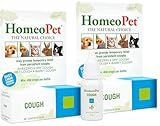 HomeoPet Cough, Gentle Natural Cough Medicine for Dogs, Cats, and Small Pets, Cat and Dog Cough Medicine, 15 Milliliters (Pack of 2)