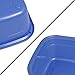 Nicesh 14 Quart Plastic Non-Slip Dish Basin Pan, 3-Pack