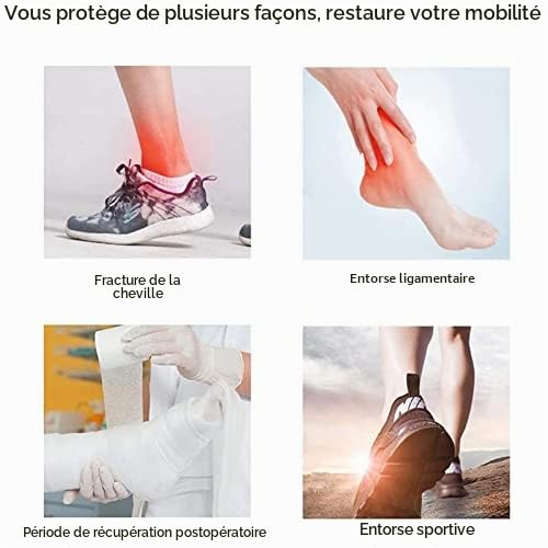 Béquille de Genou Mains Libres réglable antidérapante pour Personnes âgées Support de mobilité de béquille de Genou Mains Libres pour Les Personnes âgées handicapées, à Droite