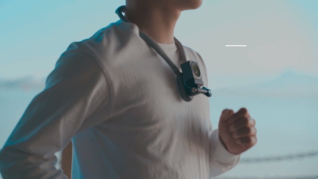 Support Cou Magnétique Pour Téléphone - Prise De Vue POV/Vlog - Vert - Pour IPhone Et Android