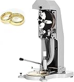 Máquina de grabado y estampado de anillos, grabador de doble cara con bloques de letras intercambiables de 1,5 a 2,0 mm, equipo de grabado de joyas para alianzas de boda