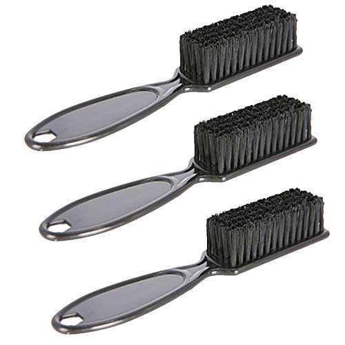 Senmubery Cepillo de limpieza de cuchillas, cortadora de cuchillas Cepillo de limpieza de cabello Peine Tijeras Cepillo de limpieza de peluquería Cover