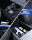 LANTU 4 Pcs Zubehör für Tesla Model Y 2025 Juniper Mittelkonsole Organizer, Silikon Organizer Tray, Armlehne Aufbewahrungsbox und Versteckte Box (Beflockung)