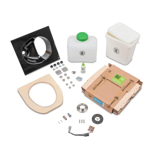 Kildwick MiniLoo Bausatz Campingtoilette/Komposttoilette mit Lüfter 12V schwarz