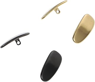 GLEAVI 2pcs Glasses Nose Pads Air Fittings Glasses Nose Grips Metal Nose Grip Sunglass Retainer Eyeglasses Supplies Sunglasses Nose Pad Anti-slipping Nose Pad Titanium Eye Protection