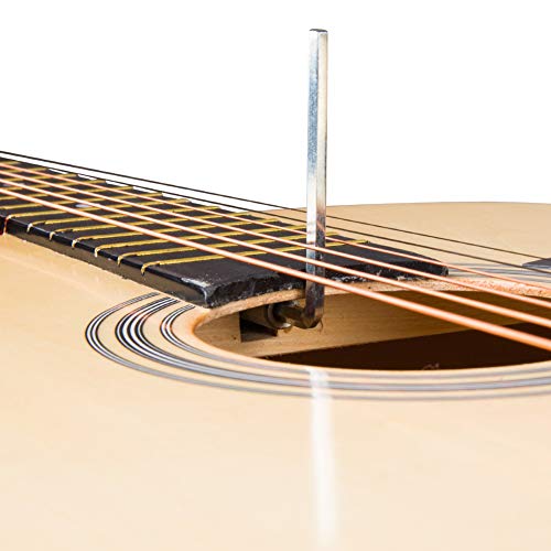 Image of JUAREZ 96.52 cm (38 Inch) Acoustic Guitar with Dual Action Truss Rod, JRZ38C-CTR-NAT Bag, Picks, Allen Key, Extra String Set, Natural