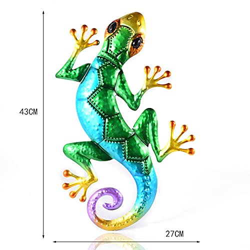 Amazon.co.jp: 曇らされた色のヤモリ トカゲの絵 手工芸品のペンダント