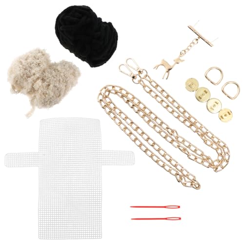 Broderie au point de croix ABOOFAN noir kit complet loisir créatif enfant adulte