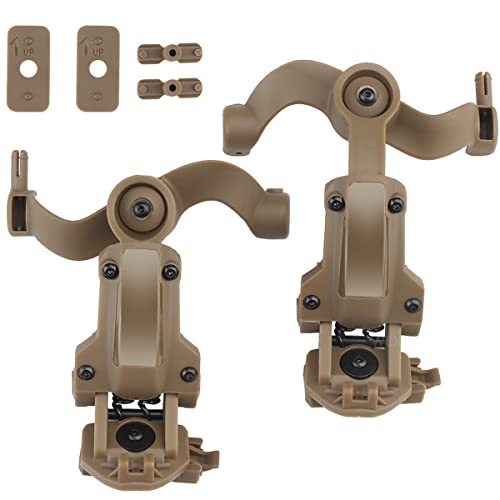 Adaptateur rail casque tactique multi-angle pour support OPS Core Arc et rail Team Wendy M-Lok