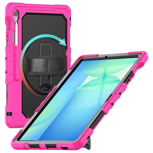 Coque Galaxy Tab S10 FE+ avec bandouliere pour travailler en exterieur