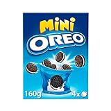 Oreo Original Mini Galletas de Cacao Rellenas de Crema Sabor Vainilla 160g