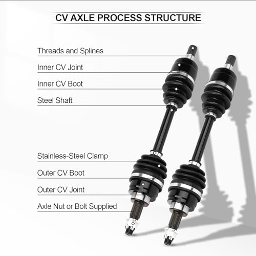 Image of Front Left Right CV Axles set For 2000 2001 2002 2003 2004 2005 Honda Rancher 350 42250-HN5-671 42350-HN5-671 2pcs