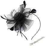 fascinator haarreif kostüm 【Abnehmbares Design】: Die Rosenblumendekoration kann zerlegt werden, Sie können die Blumen nach Belieben entsprechend Ihrem Kleid verschieben, nicht nur als Kopfbedeckung, Haarnadel usw. verwenden, Sie können sie auch frei kombinieren, die Blumen entfernen und anziehen Die Clips zum Verzieren Ihres Kleides machen Sie attraktiver in der Menge.