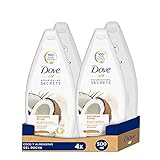El gel de ducha Ritual Restaurador Dove Secretos Hidratantes contiene aceite de coco y leche de almendras que desprenden una fragancia que envuelve tus sentidos