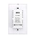 Wall-Mounted Glass Touch Panel LED Dimmer Switch Brightness Controller DC 12-24V for Single Color LED Strip Light - White