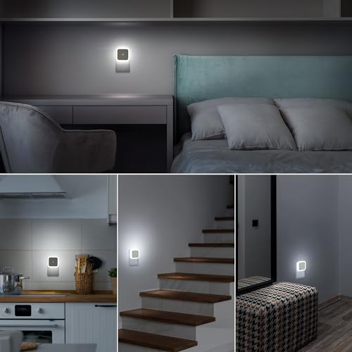 Sujeet NIGHT LIGHTS PLUG INTO WALL [4 Pack], Nightlight Led Night Light For Adults, Plug In Night Light For Adults Bedroom Cool White thumb #5