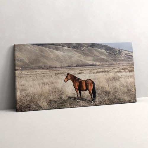 Tableau photo sur toile cheval au galop pour sublimer votre chambre