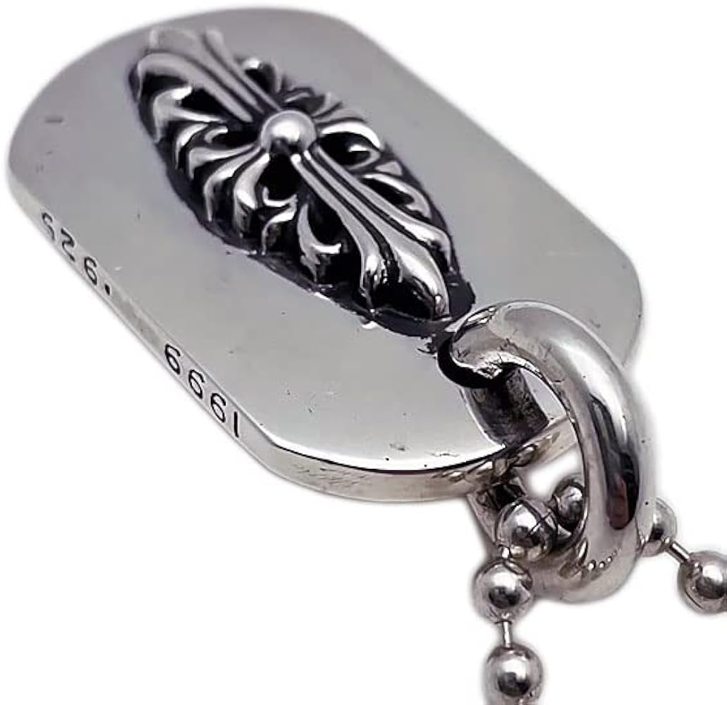 Amazon | クロムハーツ（Chrome Hearts）ドッグタグ レイズド