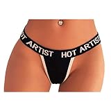 Sexy Lingerie for Women,Lethez Letter Print Wide Straps Underwear Briefs G-Strings T string Panties