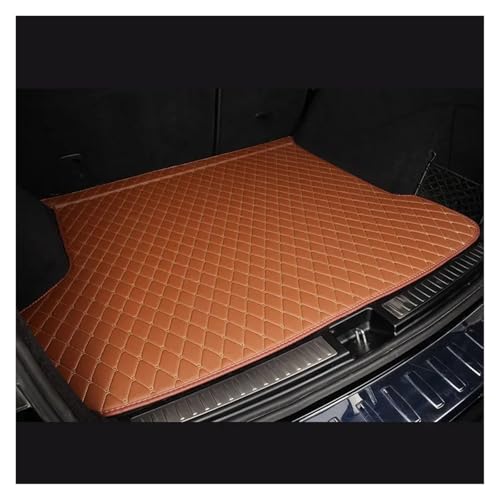 Tapis coffre voiture sur mesure marron pour BMW F10 finition luxe