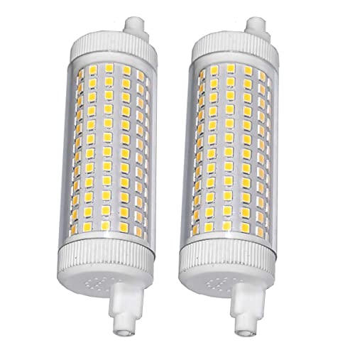 LED R7S 118mm 20W �����\ ������ J�^ J118 4.7�C���` 2500lm 200W�n���Q������ �d���F(3000K) �t���b�h���C�g 2�Z�b�g
